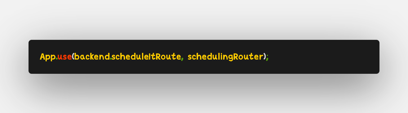 ScheduleIt Backend